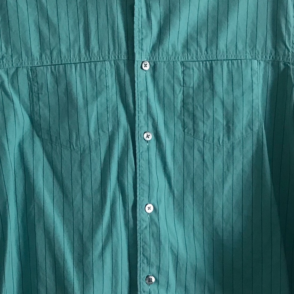 Marc By Marc Jacobs Turquoise Button Down Shirt - image 3
